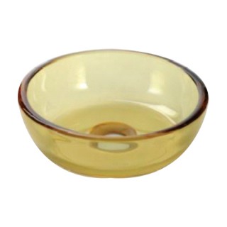 250 Yellow Glass Spittoon